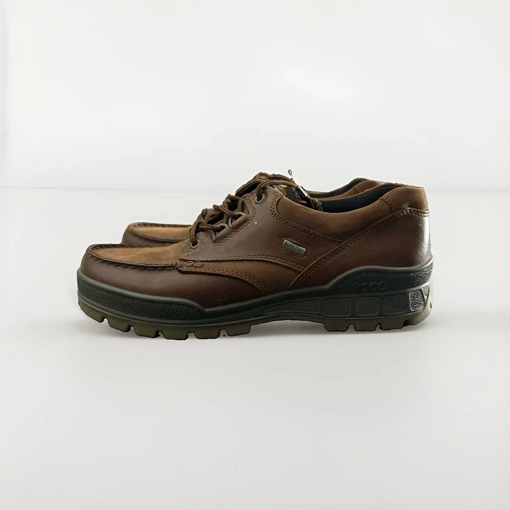 Ecco Track II GTX Gore-Tex Waterproof Low-Top Hikers Brown EU 44 US 10.5 EUC
